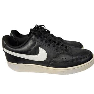 Nike‎ Court Vision Low Black White Sneakers